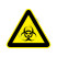 国标GB安全标签-警告类:当心感染Warning infection-中英文双语版