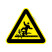 国标GB安全标签-警告类:当心电缆Warning cable-中英文双语版