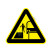 国标GB安全标签-警告类:当心缝隙Warning gap-中英文双语版