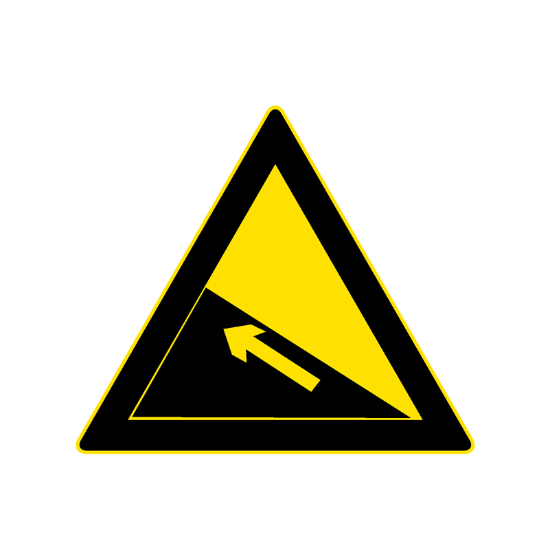 陡坡标志