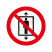 ISO安全标签:Do not use this lift for people
