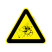 国标GB安全标签-警告类:当心玻璃Warning glass-中英文双语版