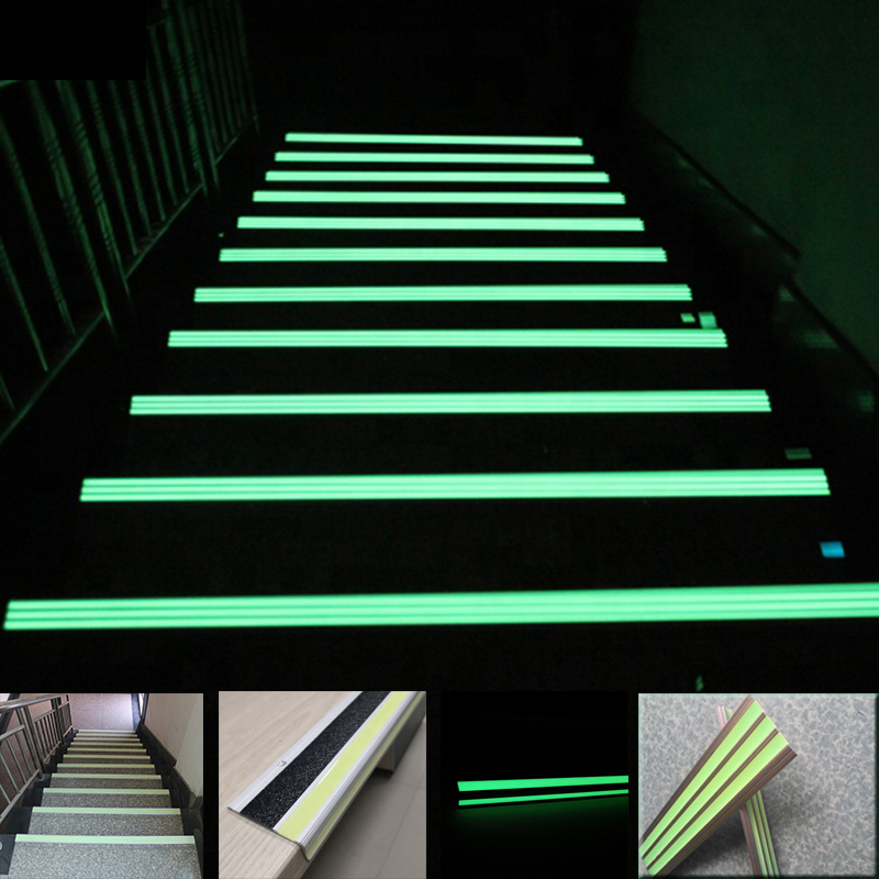 高亮蓄光型三铝槽台阶指示条Stair Step Marking