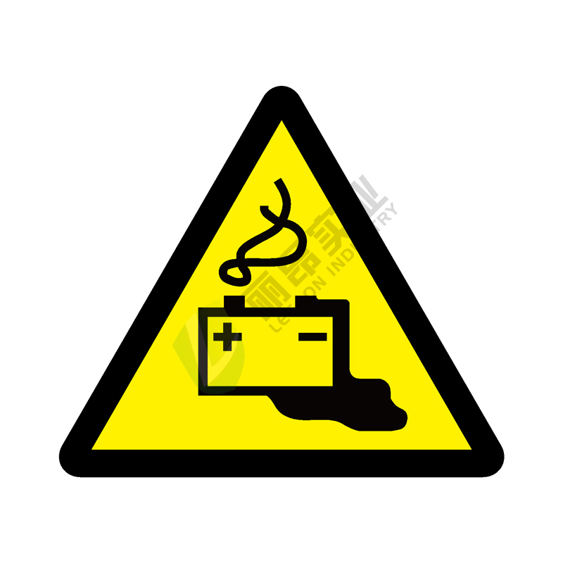 ISO安全标签:Warning Battery charging