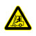 国标GB安全标签-警告类:当心叉车Warning fork lift trucks-中英文双语版