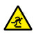 ISO安全标签:Warning Floor-level obstacle