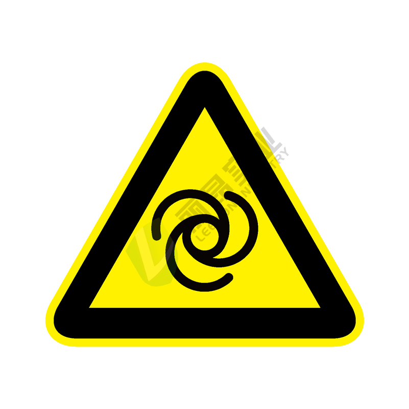 国标GB安全标签-警告类:当心自动启动Warning automatic start-up-中英文双语版
