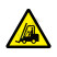 ISO安全标签:Warning Forklift trucks and other industrial vehicles