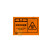 OSHA国际标准安全标签-警告类: 自动启动设备 Automatic start equipment-中英文双语版
