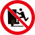 国标GB安全标签-禁止类:禁止扒乘车辆No vehicular-中英文双语版