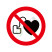 ISO安全标签:No access for people with active implanted cardiac devices