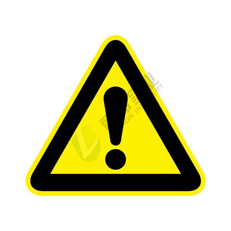 国标GB安全标签-警告类:注意安全Warning danger-中英文双语版