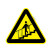 国标GB安全标签-警告类:注意请扶扶手Warning please hold handrail-中英文双语版