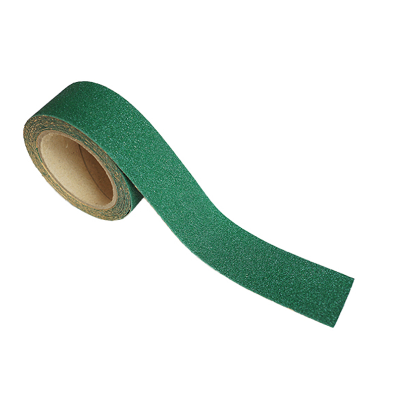 防滑警示胶带-PET60目防滑胶带绿色
