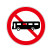 禁止大型客车驶入标志