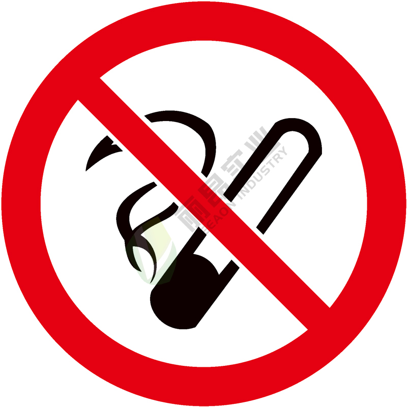 GB安全标签-禁止类:禁止吸烟No smoking