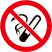 国标GB安全标签-禁止类:禁止吸烟No smoking-中英文双语版