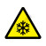 ISO安全标签:Warning Low temperature/freezing conditions