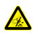 国标GB安全标签-警告类:当心传感器Warning sensor-中英文双语版