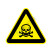 国标GB安全标签-警告类:当心中毒Warning poisoning-中英文双语版