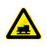 国标GB安全标签-警告类:注意列车通过Warning train-中英文双语版