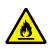 ISO安全标签:Warning Flammable material