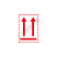 危险货物运输包装标记: 方向标记1B（红色）