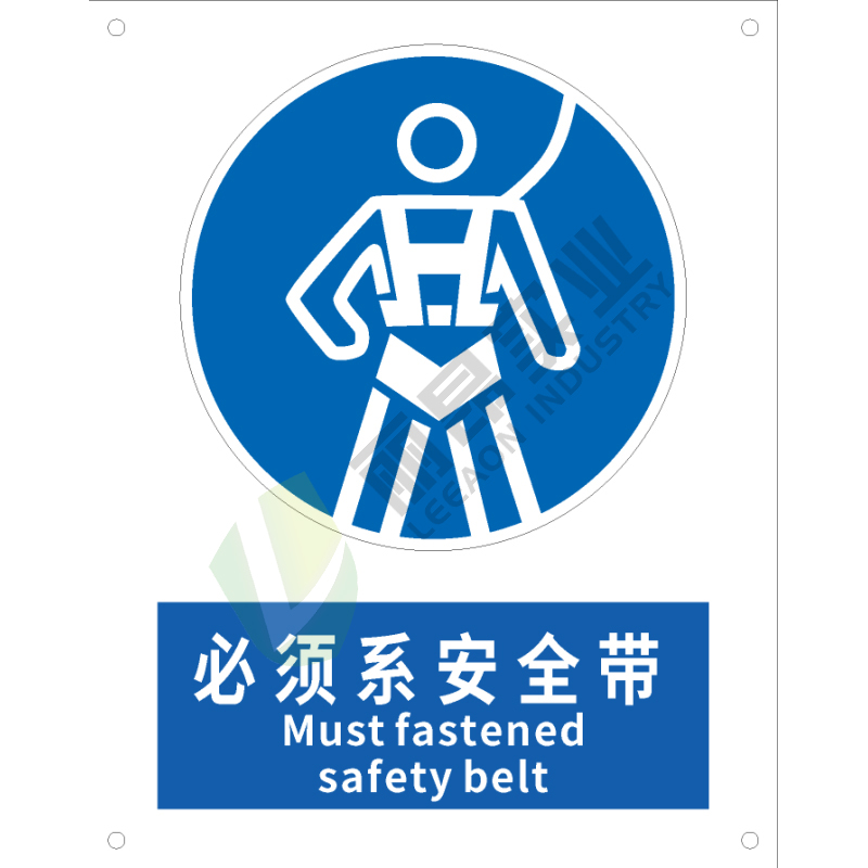 GB安全标识-指令类:必须系安全带Must fastened safety belt