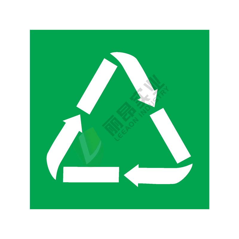 国标GB安全标签-提示类:可回收物Recyclable-中英文双语版