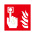 ISO安全标签:Fire alarm call point