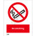 ISO安全标识: No somking