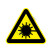 国标GB安全标签-警告类:当心激光Warning laser-中英文双语版