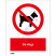 ISO安全标识: No dogs