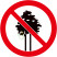 国标GB安全标签-禁止类:禁止植树No planting trees-中英文双语版