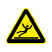国标GB安全标签-警告类:当心滑倒Warning slippery surface-中英文双语版