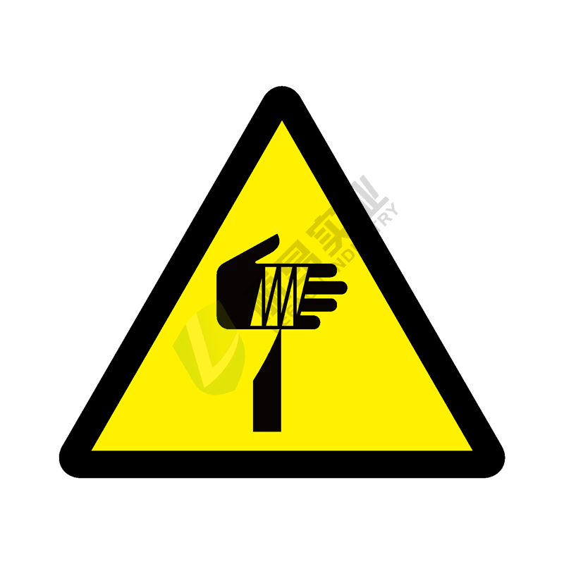 ISO安全标签:Warning Sharp element