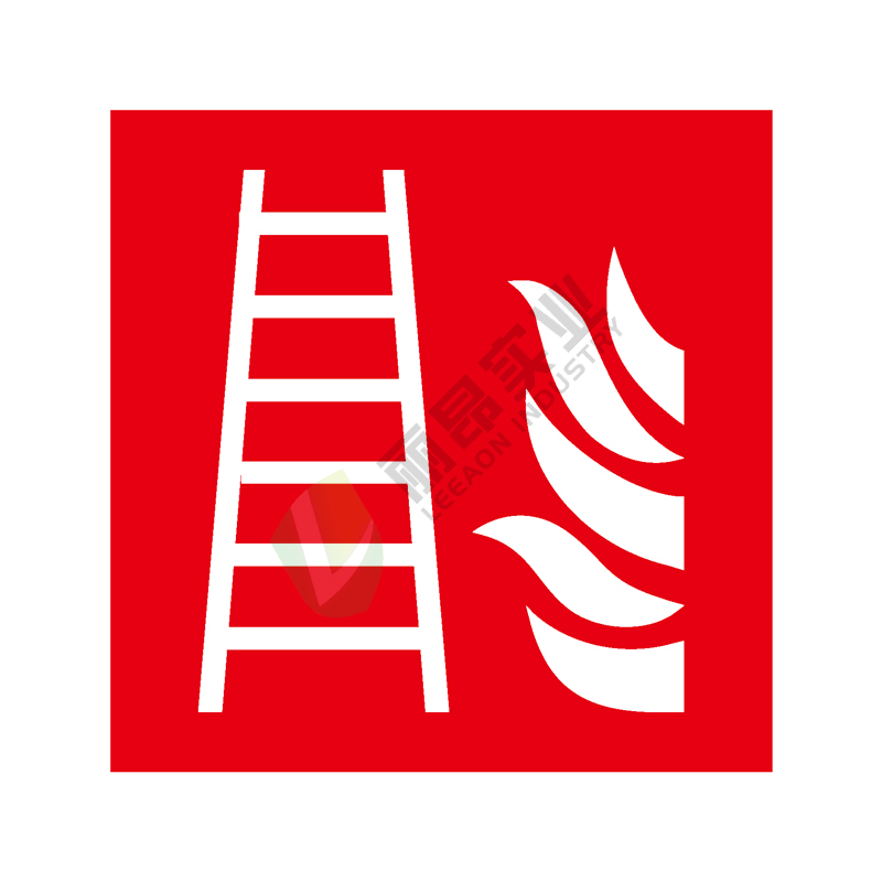 ISO安全标签:Fire ladder