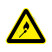 国标GB安全标签-警告类:注意可动火区域Warning flare up region-中英文双语版