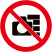国标GB安全标签-禁止类:禁止使用闪光灯No using flash-中英文双语版